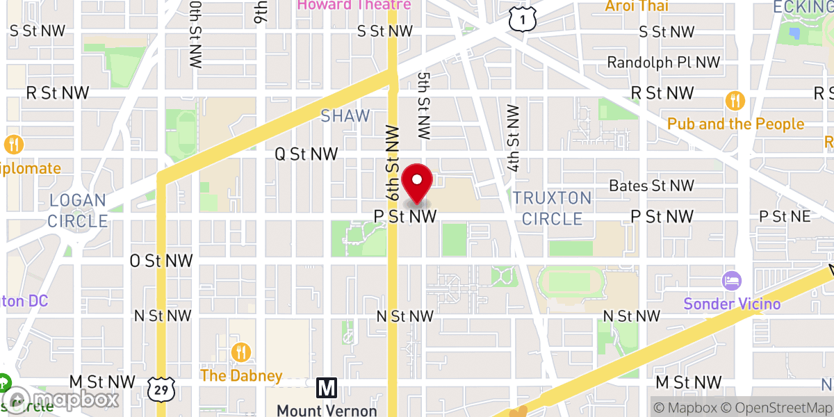 Map showing location of Hemingway Temple African Methodist Episcopal Zion Church