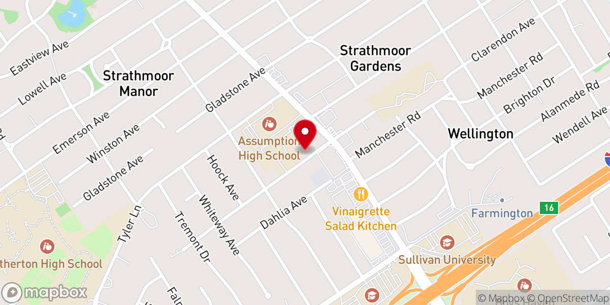 Map showing location of St Raphael the Archangel