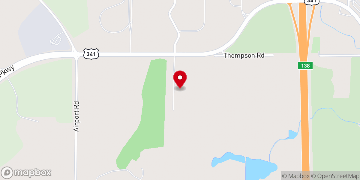 Map showing location of Cross Point Perry