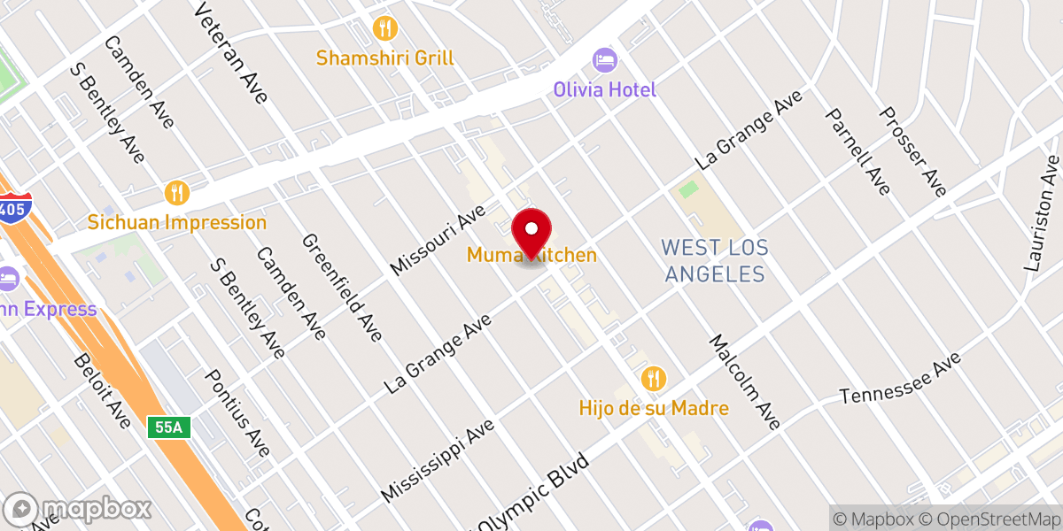 Map showing location of Westwood Hills Congregational