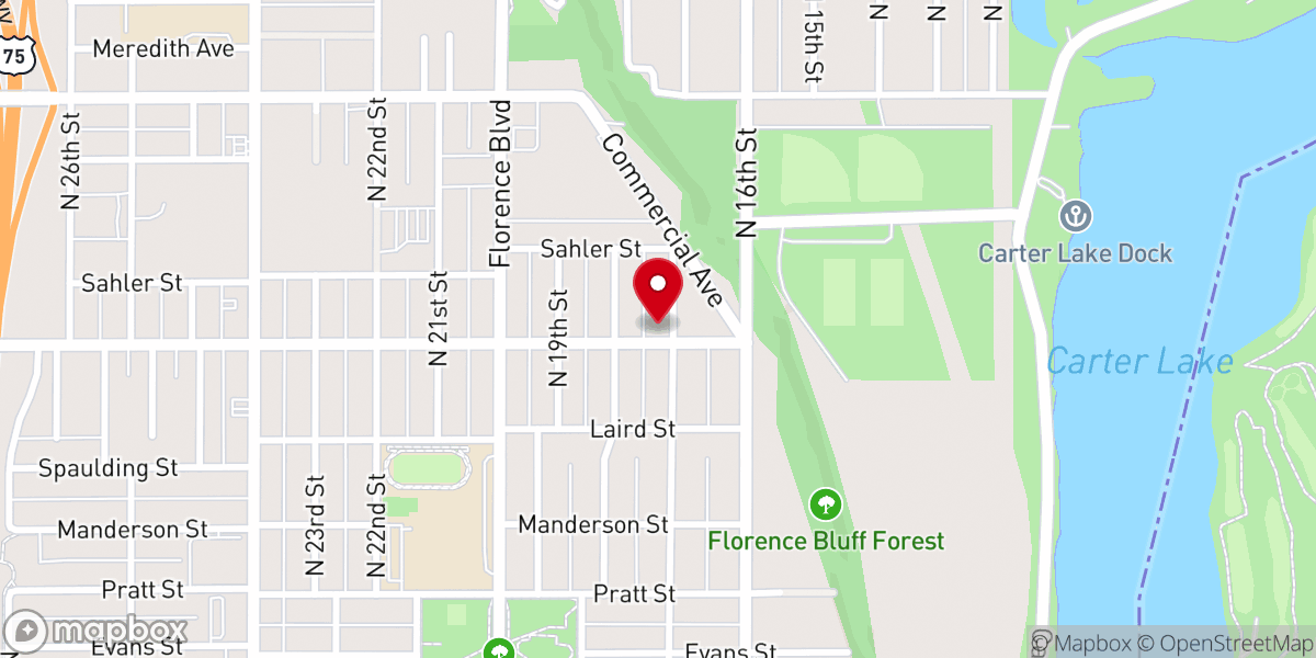 Map showing location of Prince of Peace Church of God in Christ