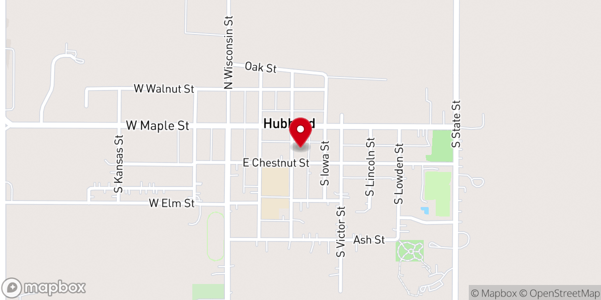 Map showing location of Salem United Methodist Church