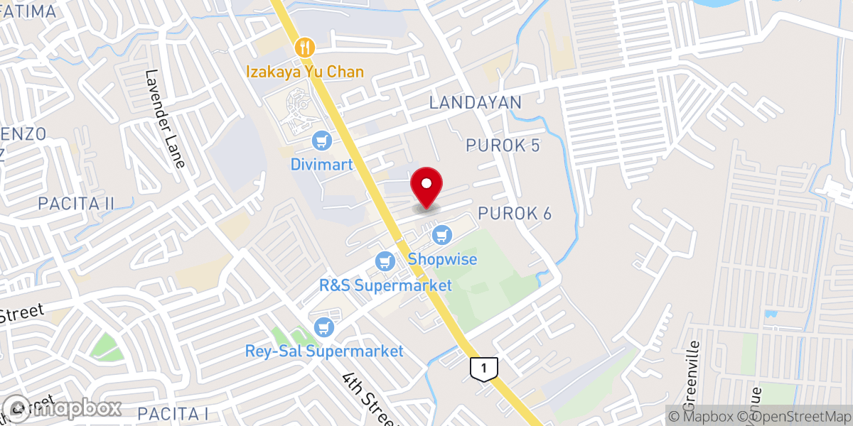 Map showing location of Christian Bible Baptist Church