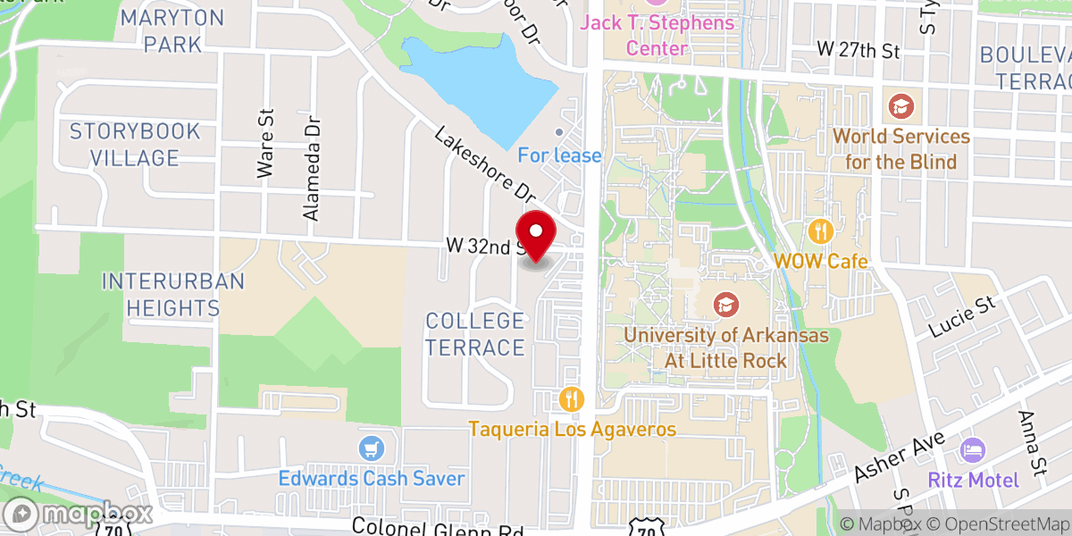 Map showing location of Commpassion Unity Church