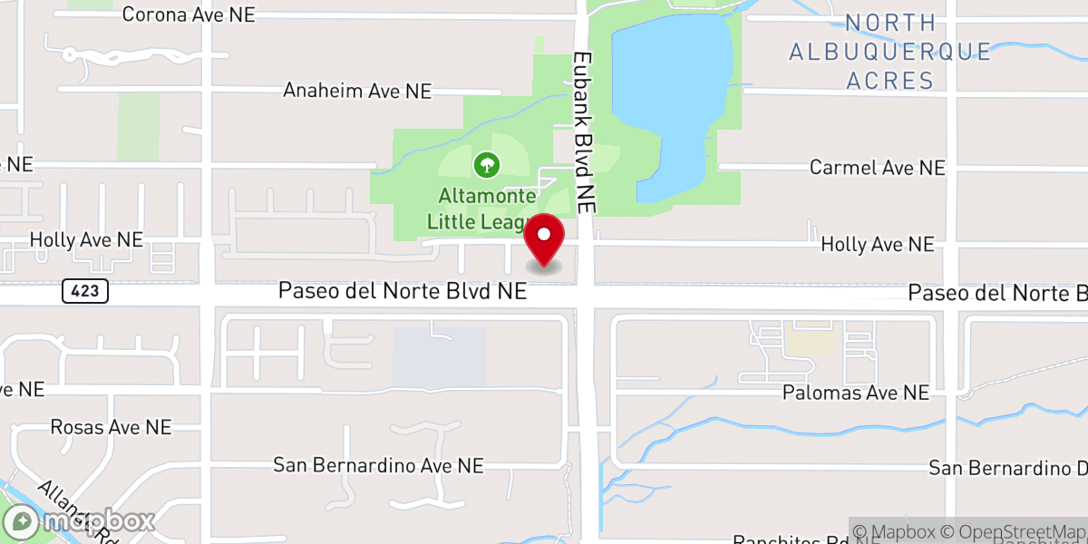 Map showing location of Church of Saint Peter Anglican Catholic