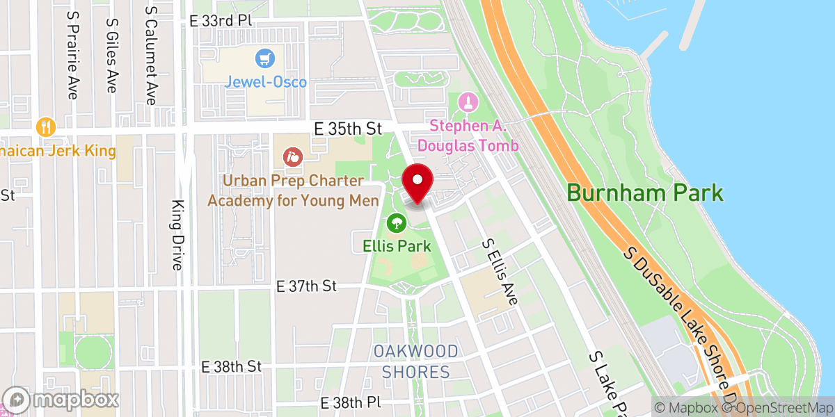 Map showing location of West Point Baptist Church