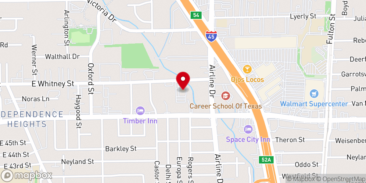 Map showing location of Freedom House International Church