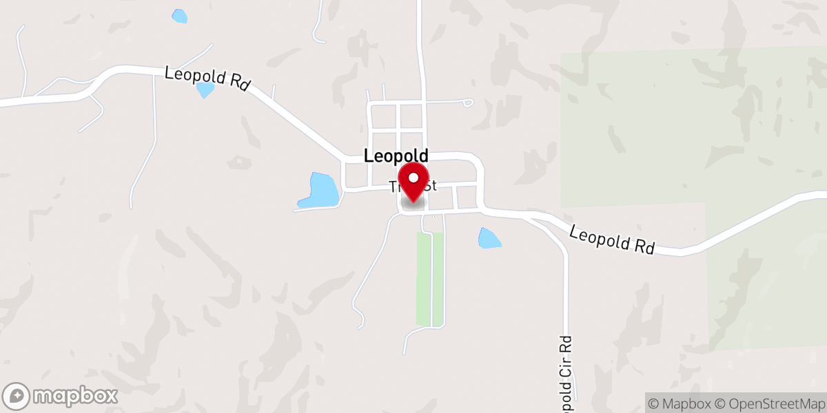 Map showing location of St. Augustine Parish Hall