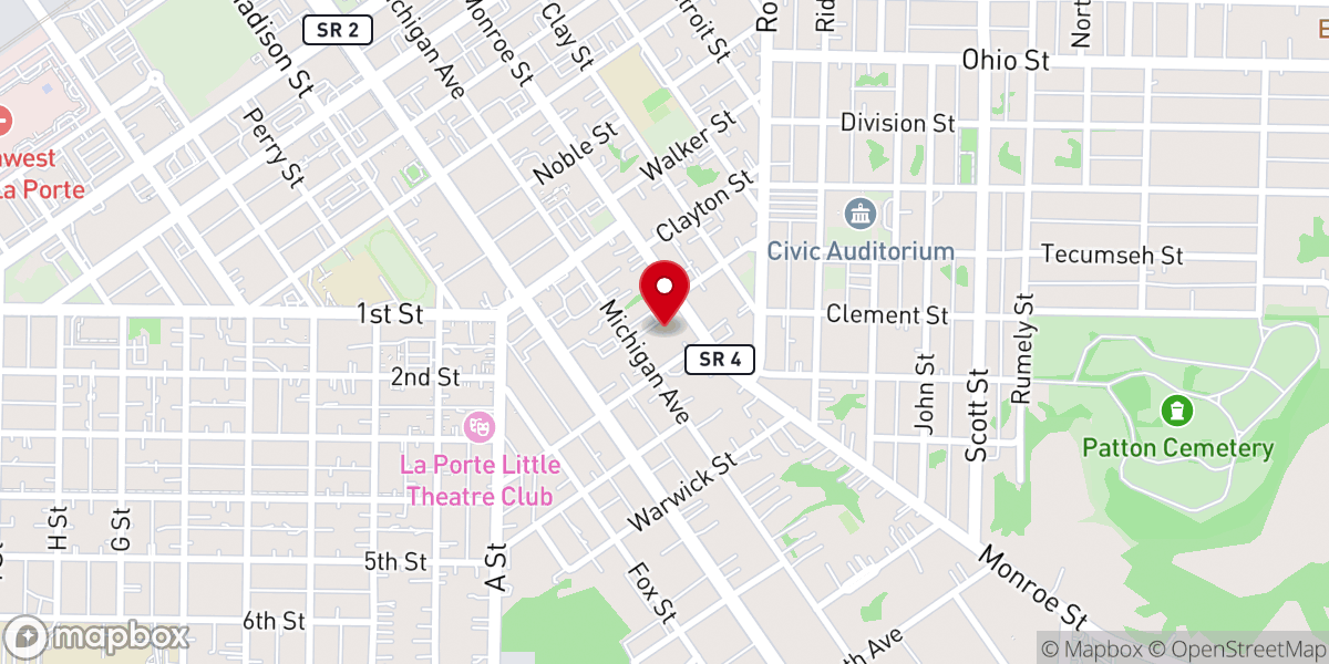 Map showing location of Iglesia De Dios Pentecostal M.I
