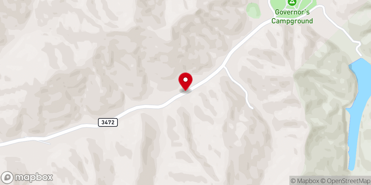 Map showing location of Beech Creek United Methodist Church