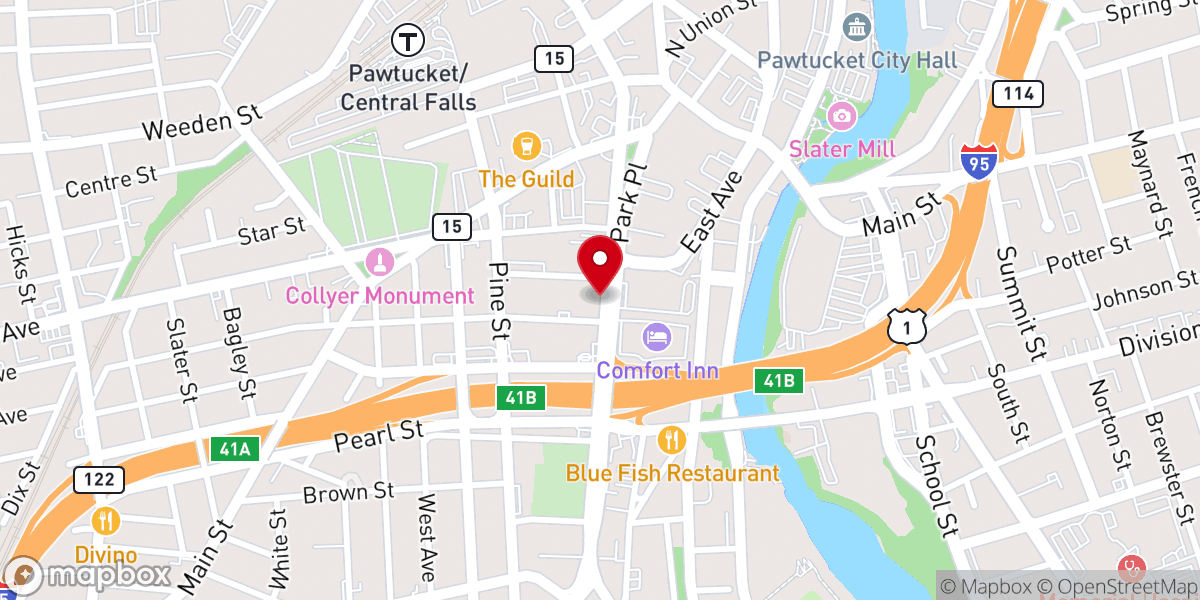 Map showing location of Christ's Victory Bible Teaching Center