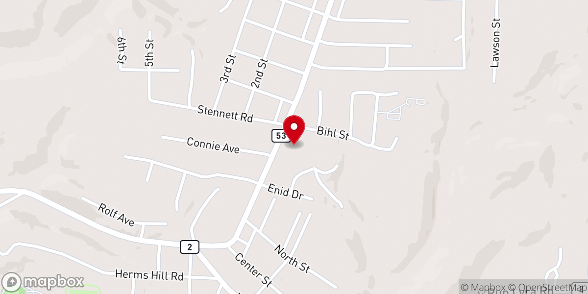 Map showing location of First Church of Christ