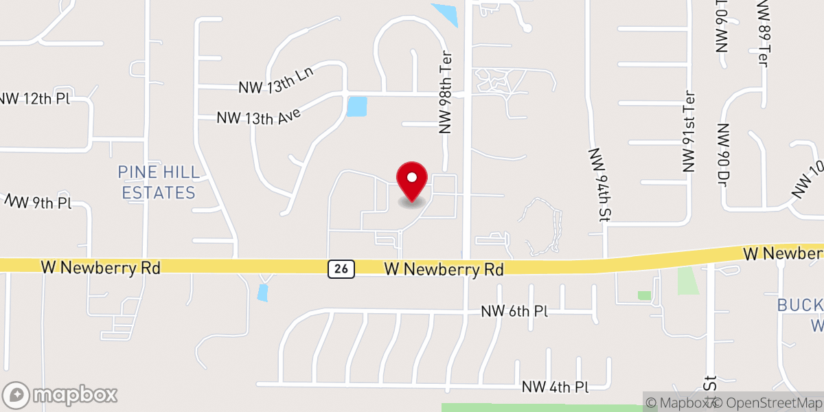 Map showing location of Carol Estates Baptist Church