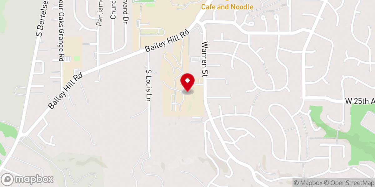 Map showing location of New Hope West