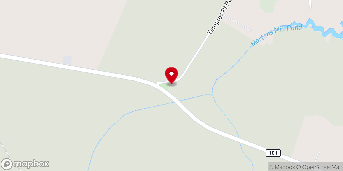 Map showing location of Pilgrim Rest United Church-Christ