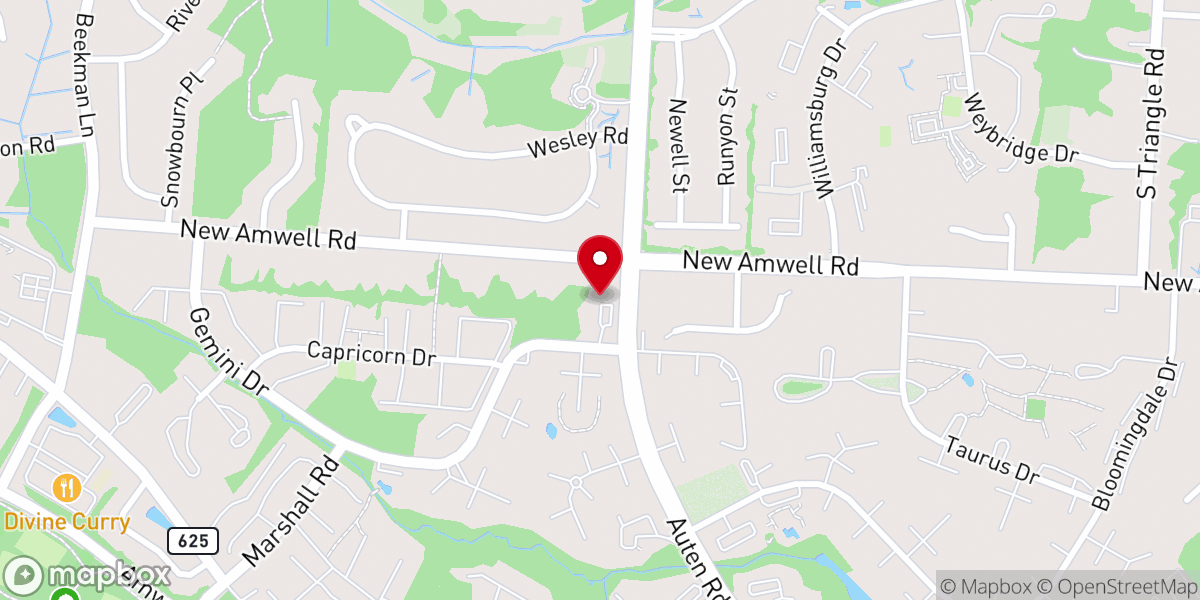 Map showing location of Fellowship Bible Church