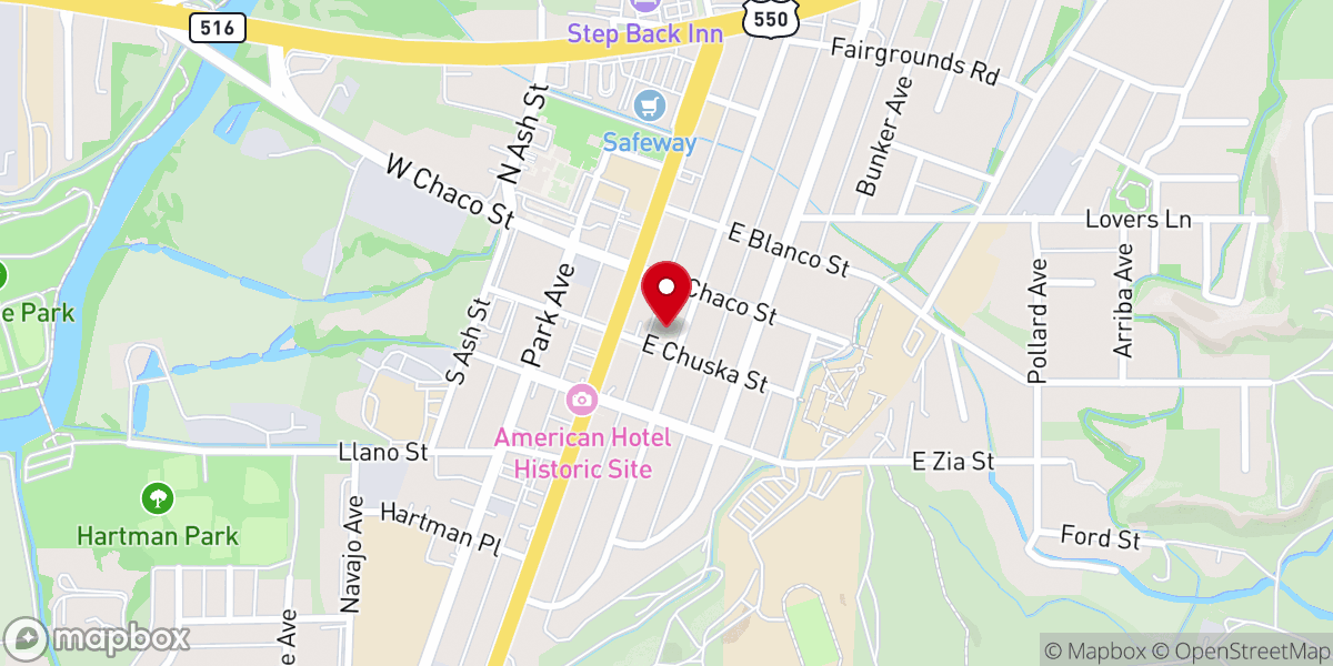 Map showing location of 550 Brewing Taproom