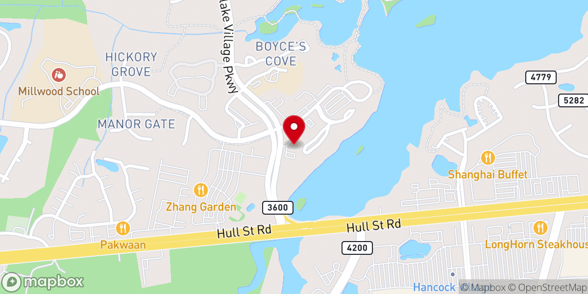 Map showing location of Spring Run Presbyterian Church