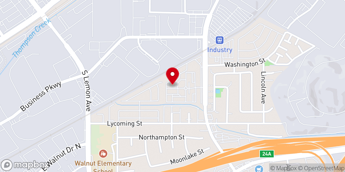 Map showing location of Good News Chapel
