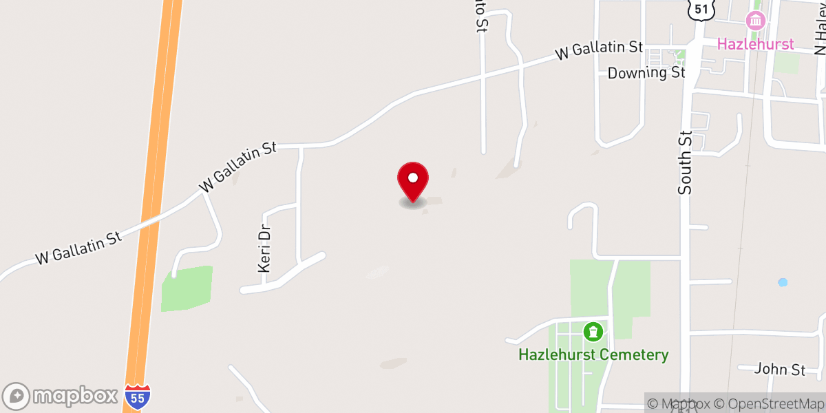 Map showing location of Walk of Faith Church