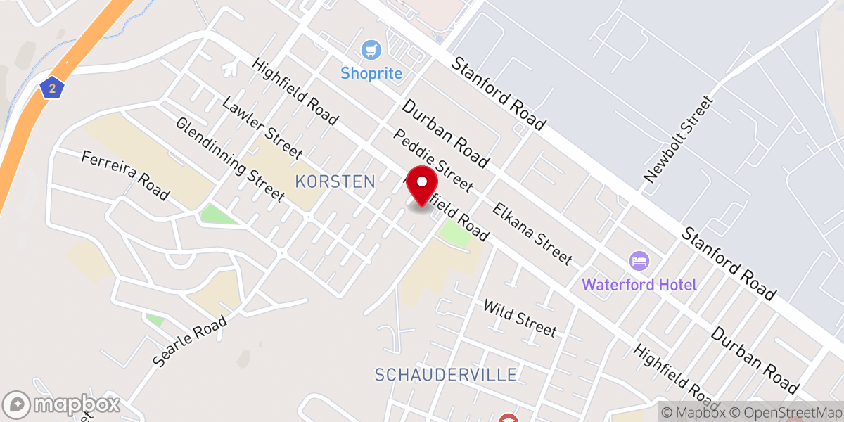 Map showing location of Weis Memorial Union Church