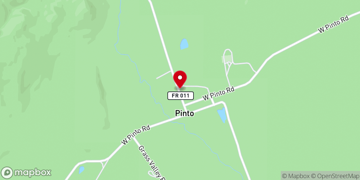 Map showing location of Pinto Church Landmark