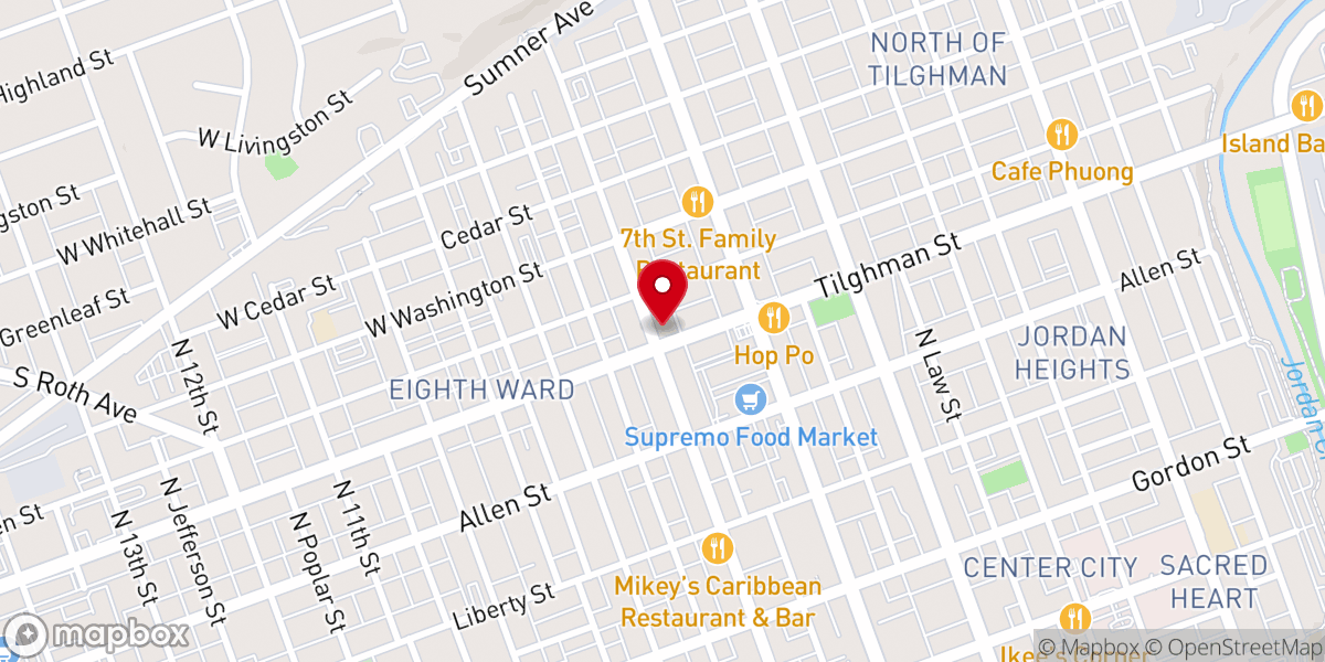 Map showing location of Casa Jeanette Inc
