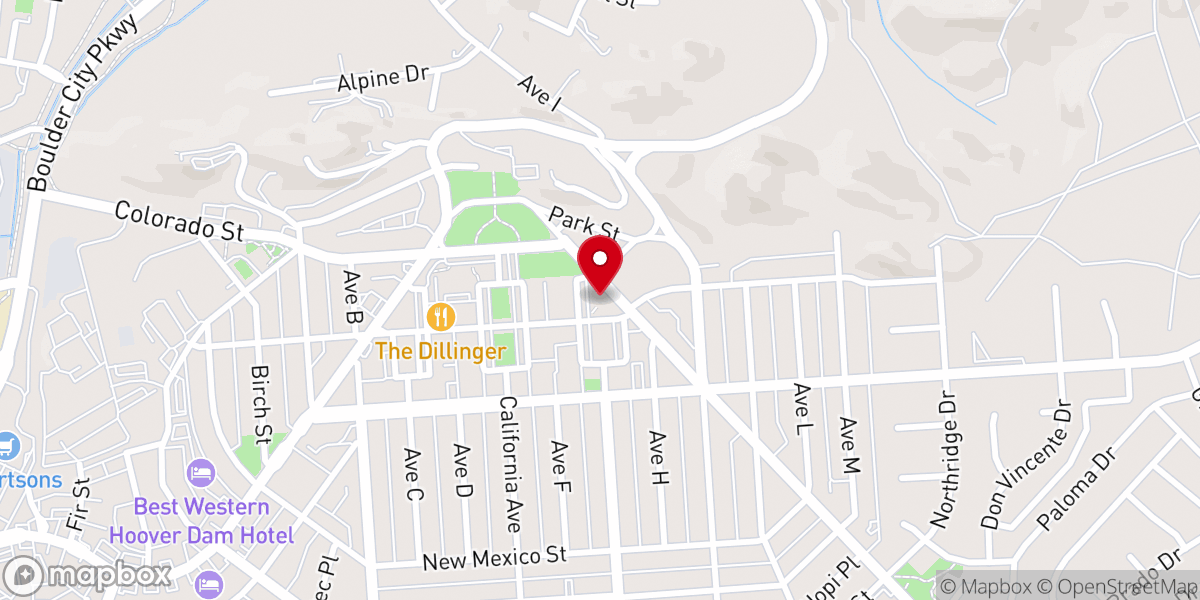 Map showing location of St Christopher's Episcopal Church