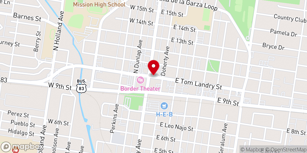 Map showing location of Luz Para Las Naciones Inc