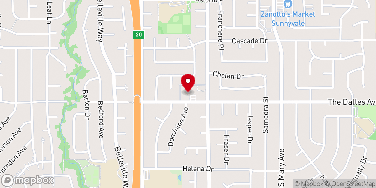 Map showing location of CCIC Sunnyvale