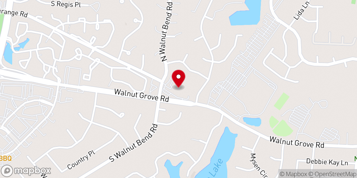 Map showing location of Covenant United Methodist Church