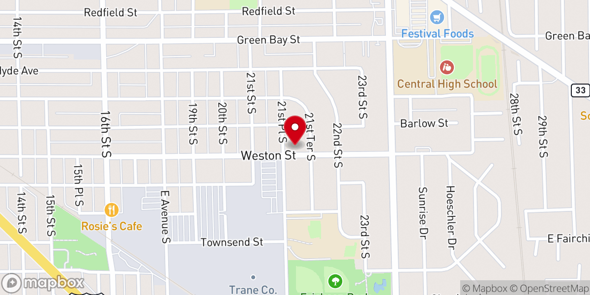 Map showing location of Our Redeemer Lutheran Church ELCA