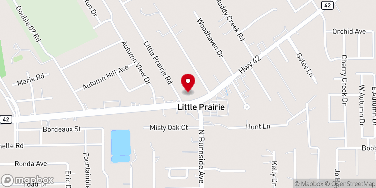 Map showing location of St Amant Salassi Mrs