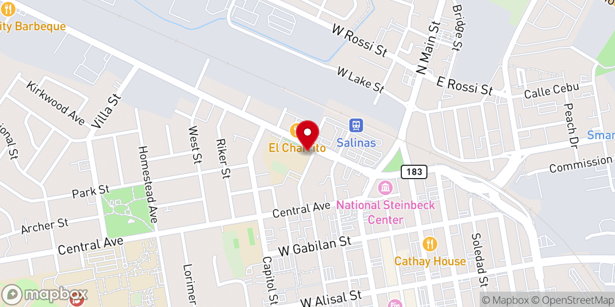Map showing location of Sacred Heart Church