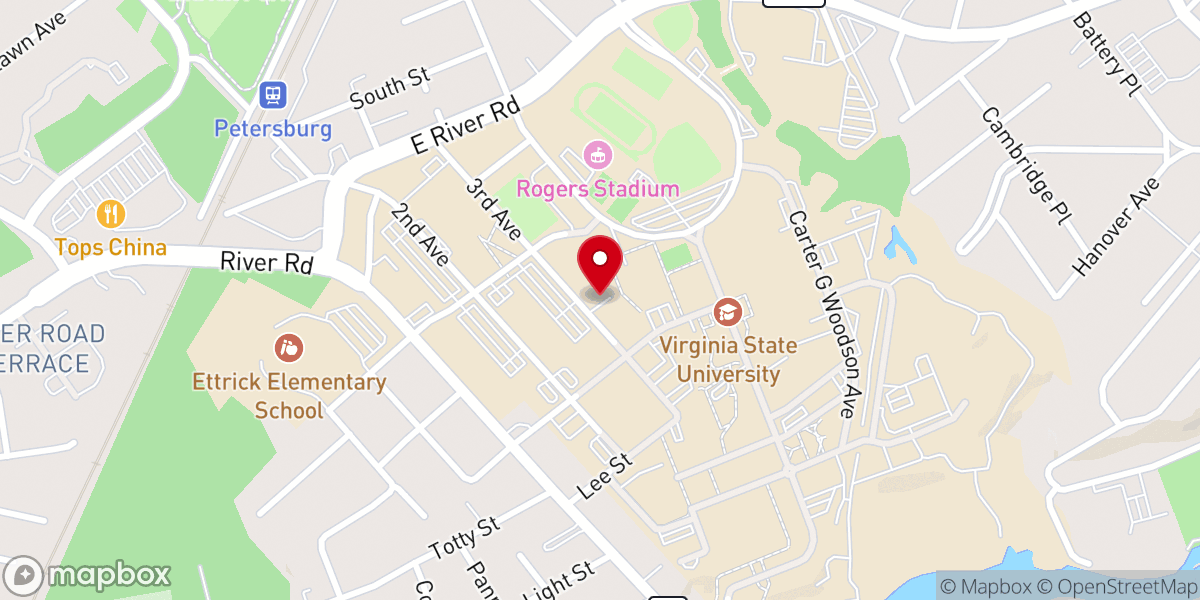 Map showing location of Lord's Church
