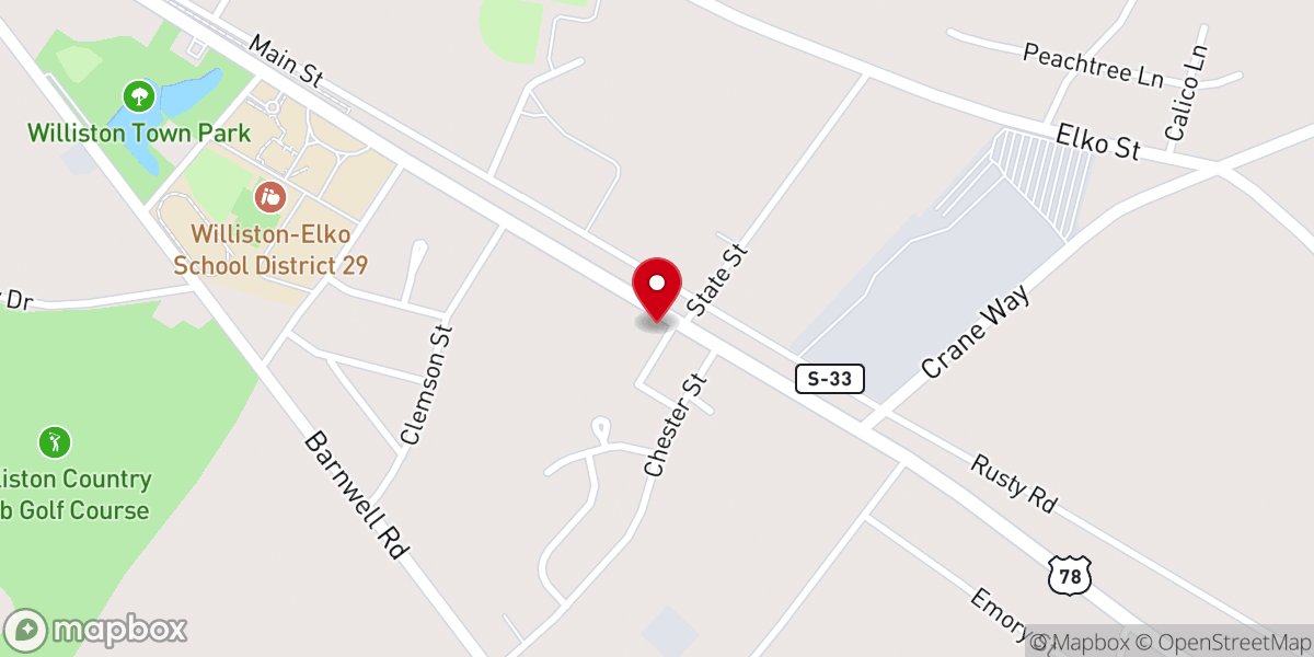 Map showing location of Heaven's Storehouse Church