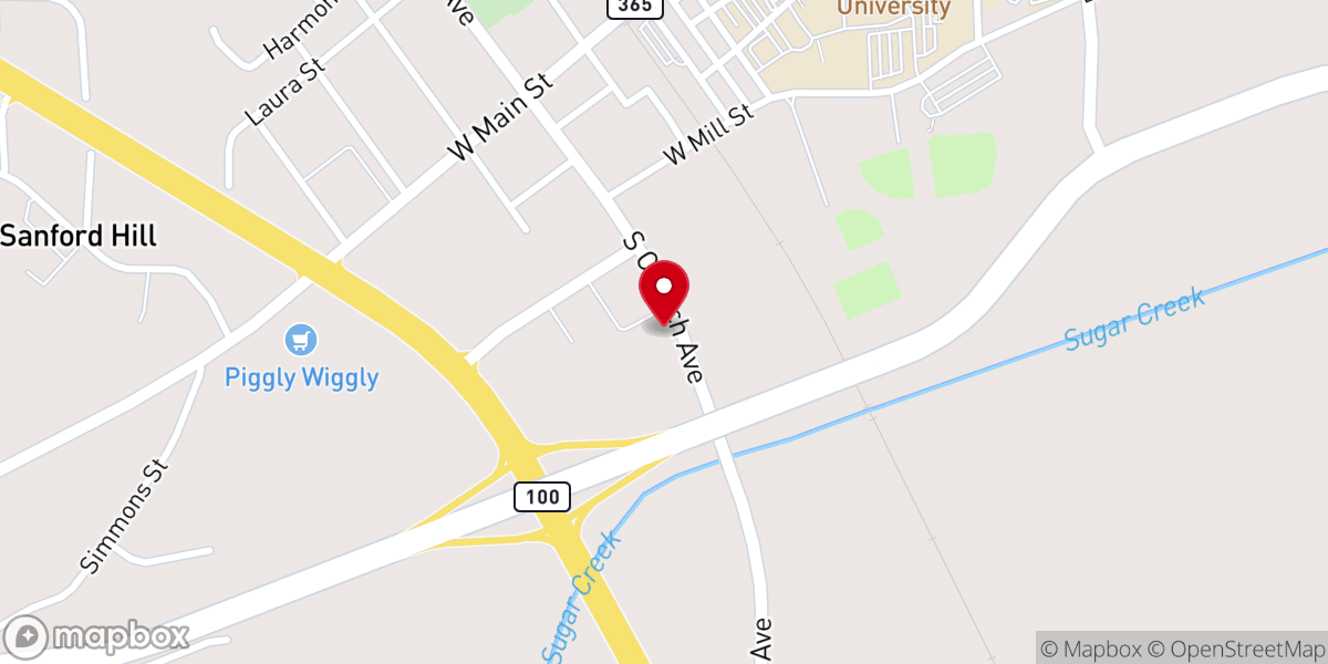 Map showing location of Neighborhood Network Inc
