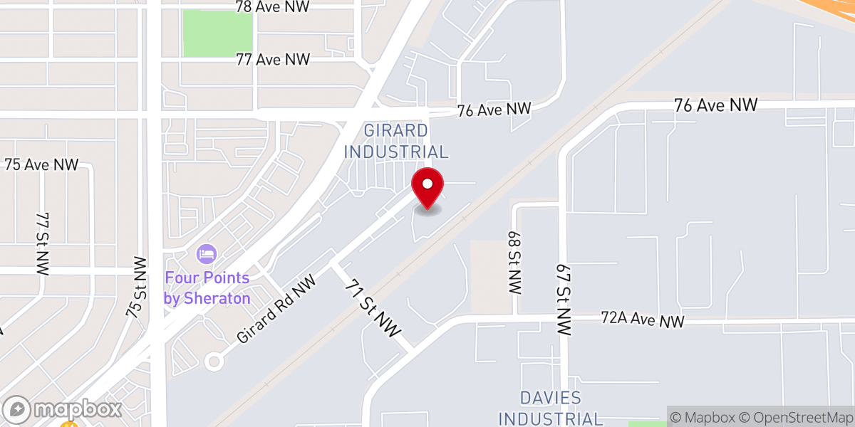 Map showing location of Hope Mission