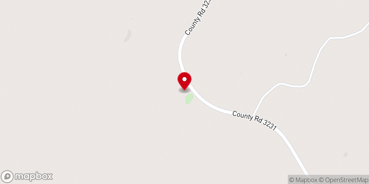 Map showing location of Sand Hill Baptist Church