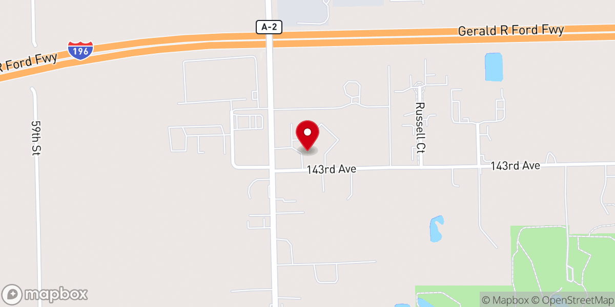 Map showing location of Faith Temple Christian Center