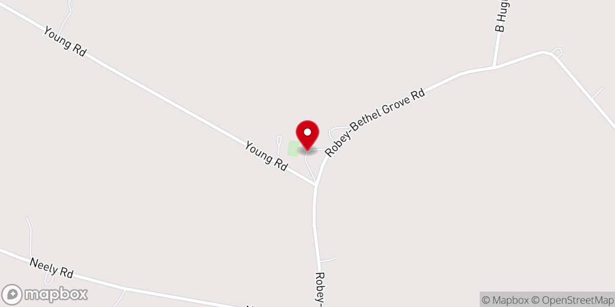 Map showing location of White country church for photo