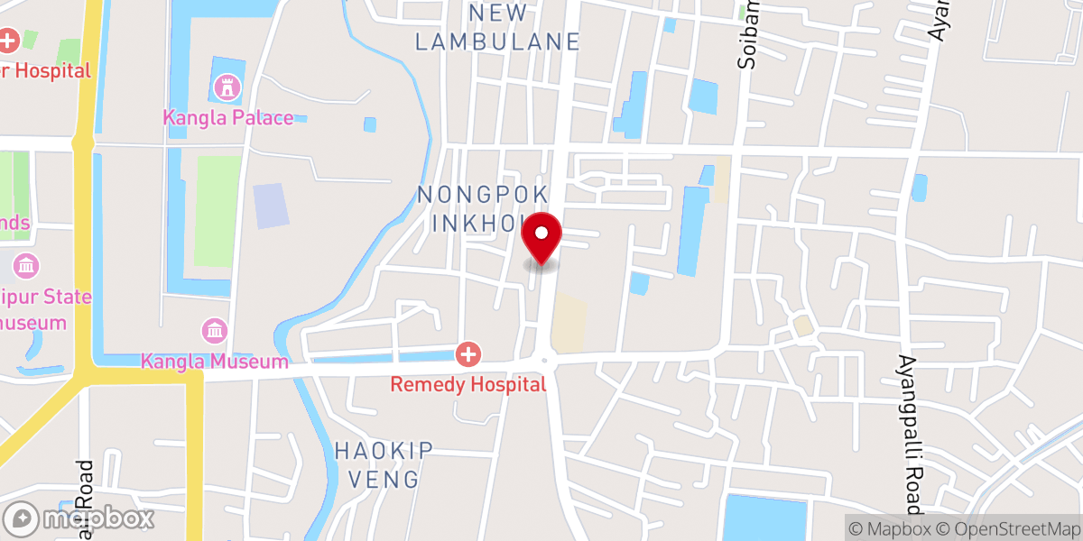 Map showing location of Presbyterian Church of India