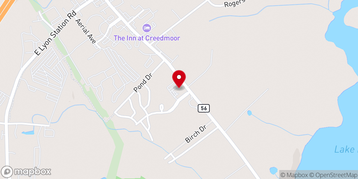 Map showing location of Granville Primary Care, Butner-Creedmoor