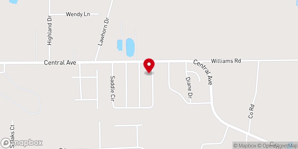 Map showing location of Multiply Equip Impact Inc