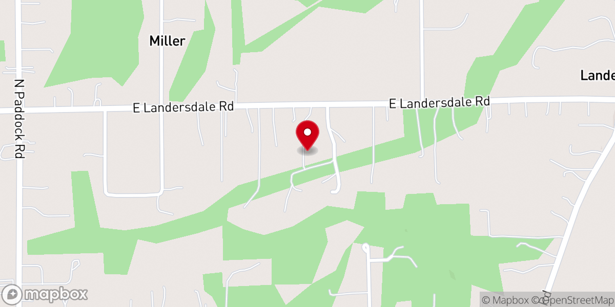 Map showing location of Centered Around Christ