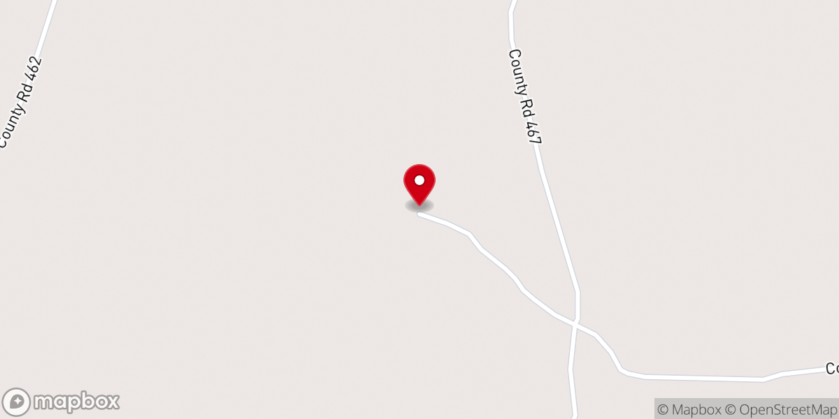 Map showing location of Shady Grove Church