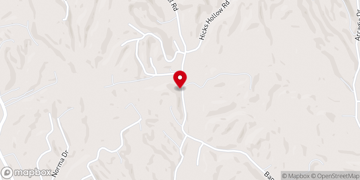 Map showing location of Pilgrims Chapel Church