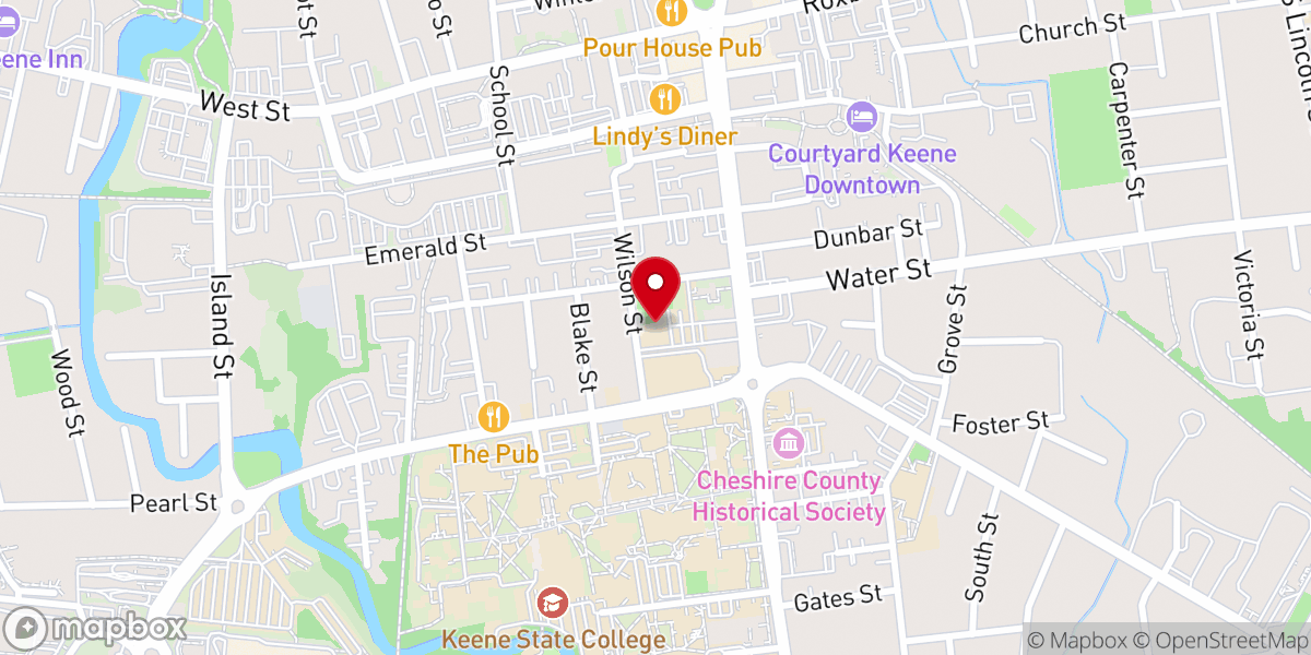 Map showing location of Saint Joseph Regional School