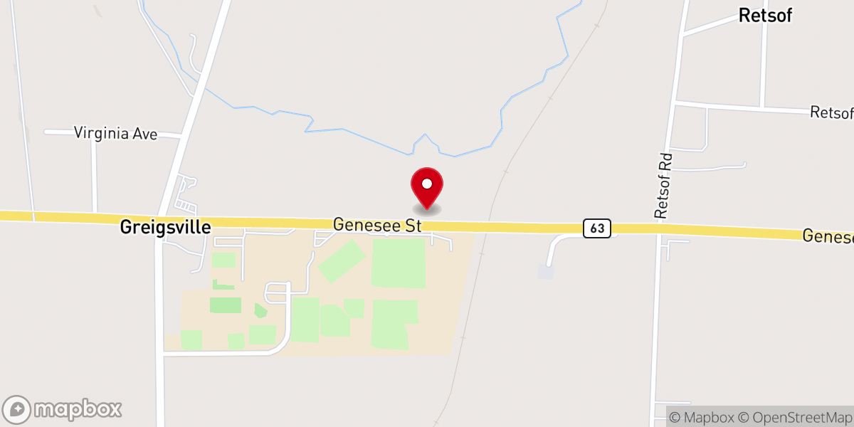 Map showing location of Holy Ground Ministries