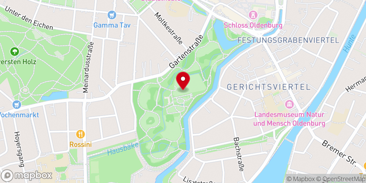 Map showing location of Großherzogliches Grünkohl-Beet
